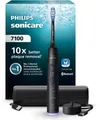 Philips Sonicare Elektrische Zahnbürste Series 7100 HX7421/01, Aufsteckbürsten: 1 St., mit visueller Andruckkontrolle, 7 Putzeinstellungen, inkl. Reiseetui