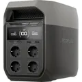 ECOFLOW Delta 3 Powerstation LiFe Schwarz, Grau mit Laderegler