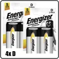 4x Energizer Alkaline Power D-Batterien (4 Stück)