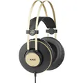 AKG Harman K92 Over Ear Kopfhörer kabelgebunden Schwarz, Gold Studio