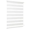 Sekey Doppelrollo Klemmfix ohne Bohren für Fenster, Doppelrollo 40 cm breit, Duo Rollo Jalousie Sonnenschutz, 40x100cm, Leinen