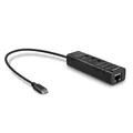 LINDY USB 3.2 Type-C Hub Gigabit Ethernet 3x USB schwarz