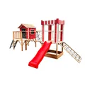 HOME DELUXE Kinderspielanlage, Spielpark WUNDERLAND - braun