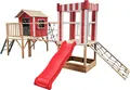 HOME DELUXE - Spielpark inkl. Rutsche WUNDERLAND - 555 x 340 cm | Ausstattung inkl. Rutsche