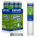 Erfurt Rauhfaser SPRINT Weiß Rauhfasertapete wohnliche Strukturtapete zum überstreichen 6 Rollen 20 x 0.53m