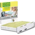 MANN FILTER INNENRAUMFILTER FÜR AUDI A3 SEAT LEON SKODA OCTAVIA VW GOLF PASSAT