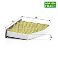 Filter, Innenraumluft FreciousPlus MANN-FILTER FP2939 für VW