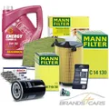 MANN INSPEKTIONSPAKET FÜR AUDI A3 SEAT SKODA OCTAVIA VW CADDY GOLF TOURAN 1.6
