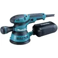 Makita Exzenterschleifer BO5041J, 12000 U/min, 300 W, 125mm, inkl. Aufbewahrungskoffer blau