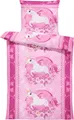 Einhorn Bettwäsche 135x200 cm Unicorn Pferd rosa pink Kinder Mädchen Microfaser