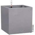 LECHUZA® Kunststoff-Topf Canto Stone, quadratisch, Grau