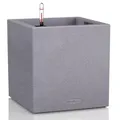 Lechuza Pflanzgefäß CANTO Stone 30 low steingrau 30x30x30 cm