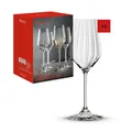 Spiegelau Lifestyle Champagnergläser 310 ml 4er Set aus Kristallglas