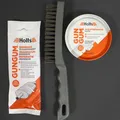 Holts Gun Gum Auspuffreparatur Set Dichtpaste 200g +Bandage 1,25m +Drahtbürste