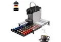 bremermann Kapselspender Kaffeekapselbox, Kapselhalter, transparente Glasplatte 60x Nespresso