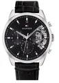 Tommy Hilfiger Herrenarmbanduhr 1710449, Schwarz/Silber