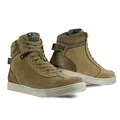 SHIMA SX-2 EVO Motorradschuhe für Herren - Atmungsaktiv, Verstärkte Leder Biker Motorradstiefel Männer mit Knöchelstütze, Rutschfeste Sohle, Schaltpolster (Braun, 44)