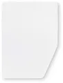 Walra Jersey Spannbettuch, rechte ecke, weiß, 160x210cm