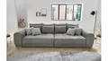 Bigsofa Megasofa XXL Sofa Moldau Couch Microfaser grau mit Federkern und Kissen
