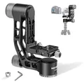 Gimbalkopf für Stativ Kamera Teleobjektiv 360° Panorama CNC Aluminium Arca