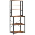 VASAGLE Küchen-Organizer vintage-braun 60,0 x 40,0 x 167,0 cm, 1 St.