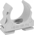 50 Stk. Fränkische Kunststoff-Klemmschelle clipfix-H0 32 grau Rohrschellen