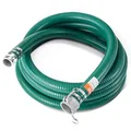 VEVOR Saugschlauch, 50,8 mm x 6,1 m, Pumpenschlauch, mit Camlock-Anschlüssen & Aluminiumbeschlägen, passend für verschiedene Pumpen, zur Abwasseraufbereitung, Wassertransport & weiteren Zwecken