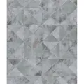 Tapete Topchic Graphic Shapes Facet Metallic-Grau