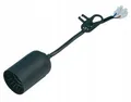 E27 Bau- und Renovierungsleuchte mit 15cm Kabel, schwarz