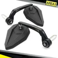 2x Motorradspiegel Lenkerenden Spiegel Motorrad Rückspiegel Set 7/8" E-Geprüft