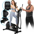 Miweba Sports Crosstrainer MC500, Pulsmessung, Transportrollen