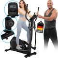 Miweba Sports Crosstrainer MC500 | LCD-Display - Pulsmessung - Heimtrainer - Ellipsentrainer - 8 Widerstandsstufen - 7 kg Schwungmasse - Heim Workout
