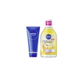 2tlg Nivea 3in1 Skin Glow Mizellenwasser Reinigung Serum & Classic Creme + Band