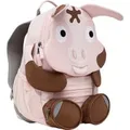 Großer Freund Tonie Schwein, Rucksack pink/braun