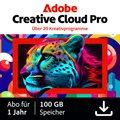 Adobe Creative Cloud Pro (1 User, 1 Geräte/User, 12 Monate) (65300197)
