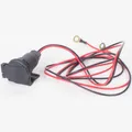 BAAS Zig-Steckdose ZA02 mit 1,3m Kabel für Motorrad-Ladegeräte und Navi