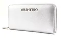 VALENTINO Divina Zip Around Wallet Argento Silber Neu