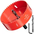 Bi-Metall-Lochsäge 125mm mit Dreiecksschaft Adapter und Zentrier