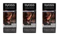 3x Syoss Chocolate Copper 6_65 Metallic Collection Coloration , EAN4015100814972