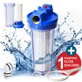 Wasserfilter Vorfilter 1 Zoll 6000 l/h 5,5 bar 100 µm inklusive Filterschlüssel