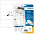 HERMA Adressetiketten für Schreibmaschinen A4 70x42 mm Papier matt Ecken spitz 420 St.