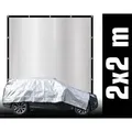 99% Schattennetz 2x2m Alu Sonnensegel Sonnenschutz Netz Hitzeschutz Camping