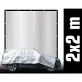 Amanka - 99% Schattennetz 2x2m Alu Sonnensegel Sonnenschutz Netz Hitzeschutz Camping