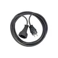 Brennenstuhl 1165010015 Qualitäts-Kunststoffkabel 2 m H05VV-F 3G1,5, schwarz (1165010015)