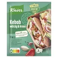 Knorr Fix Würzmischung Kebab für ein würzig und krosses Hähnchengericht ohne geschmacksverstärkende Zusatzstoffe 30 g 1 Stück