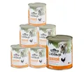 Nassfutter Geflügel Reis 6x800g für Welpen junge Hunde Dehner vitaminreich