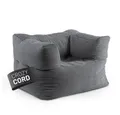 Lumaland Sitzsack In- & outdoor Sofa individuell kombinierbar mit dem Modularen System, Sessel abnehmbarer Bezug kombinierbar waschbar 96x72x70cm