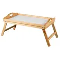 Kesper 69014 Servier- und Betttablett aus Kiefernholz, zusammenklappbar, 50 x 30,5 x 23 cm, natur
