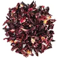 Hibiskus Blüten Biologischer Kräuter Tee – Klassischer Süß-Saurer Roseneibisch Hibiskusblüten Kräutertee - Hibiskusblütentee - Hibiskustee Hibiscus Tee Hibikustee Hibiscusblütentee Hibiskusblüte