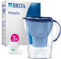 BRITA Wasserfilter-Kanne Marella Graphit 2,4l + 3x MAXTRA PRO All-in-1 Kartusche